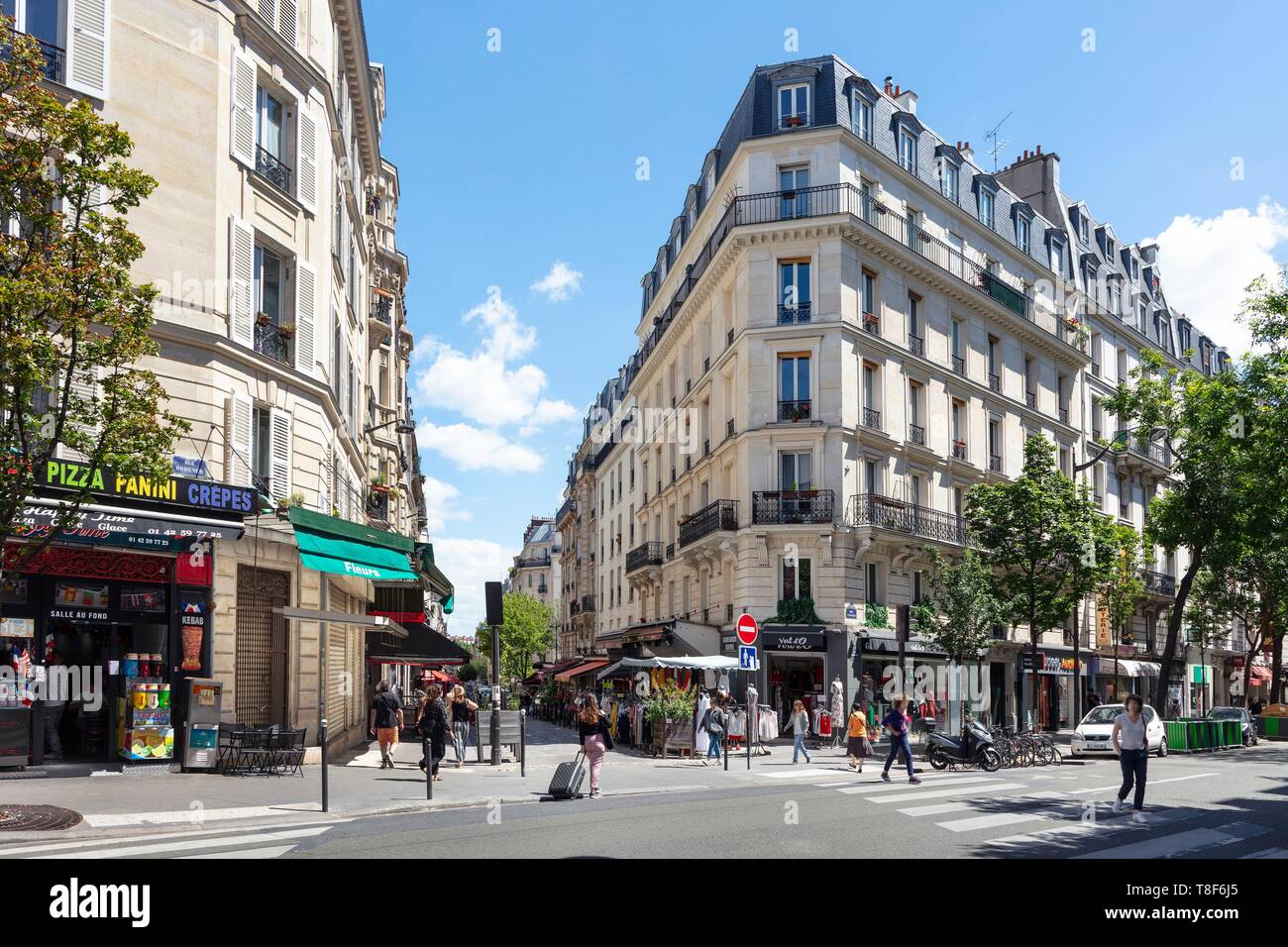 France, Paris, 18ème arrondissement, rue Duhesme, Rue Ordener Photo Stock Alamy France, Paris, 18ème arrondissement, rue Duhesme, Rue Ordener Photo Stock Alamy