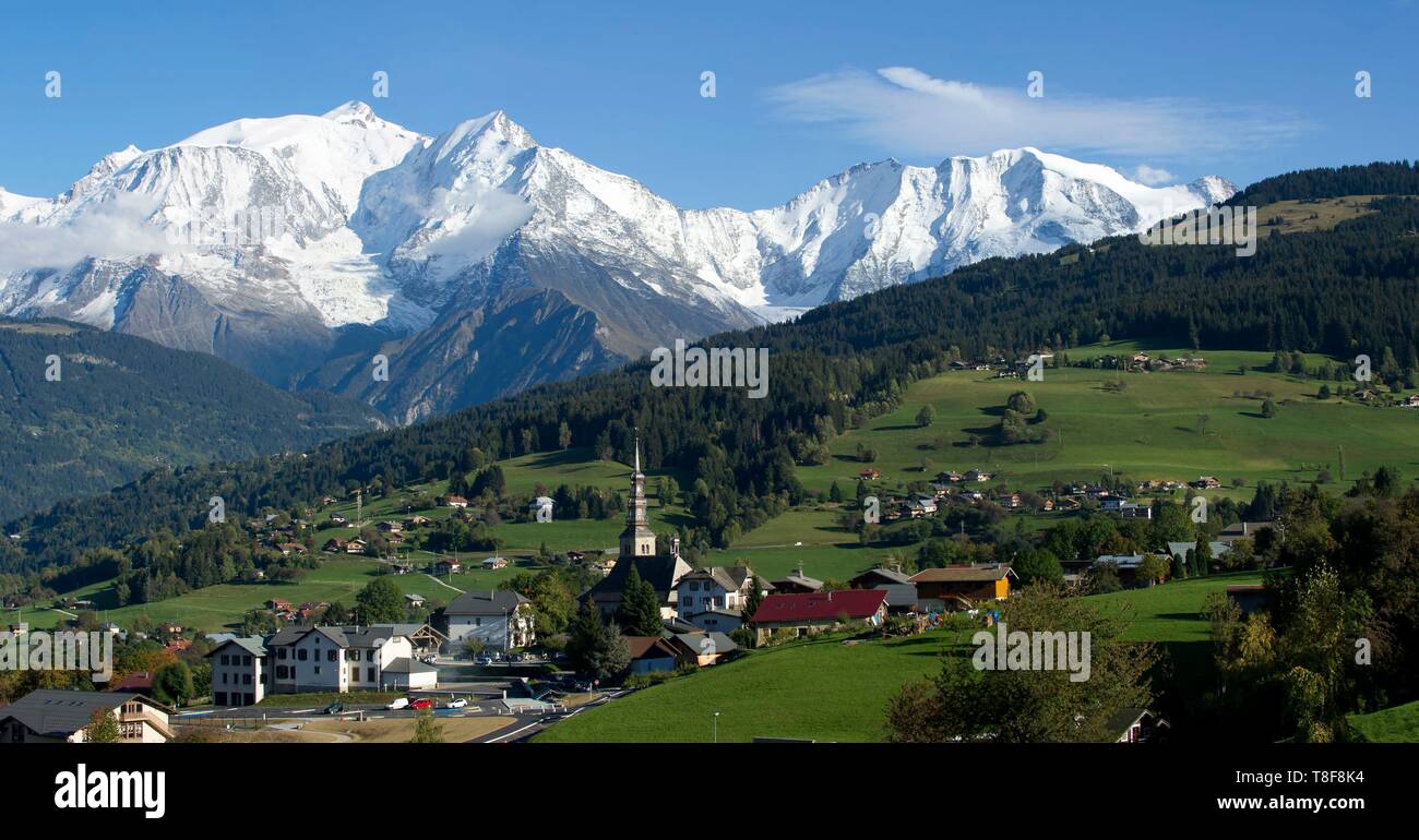 Photo Vintage Argentique - Mont Blanc Vu De Combloux (Haute-Savoie) Circa 1922 - Tirage Original