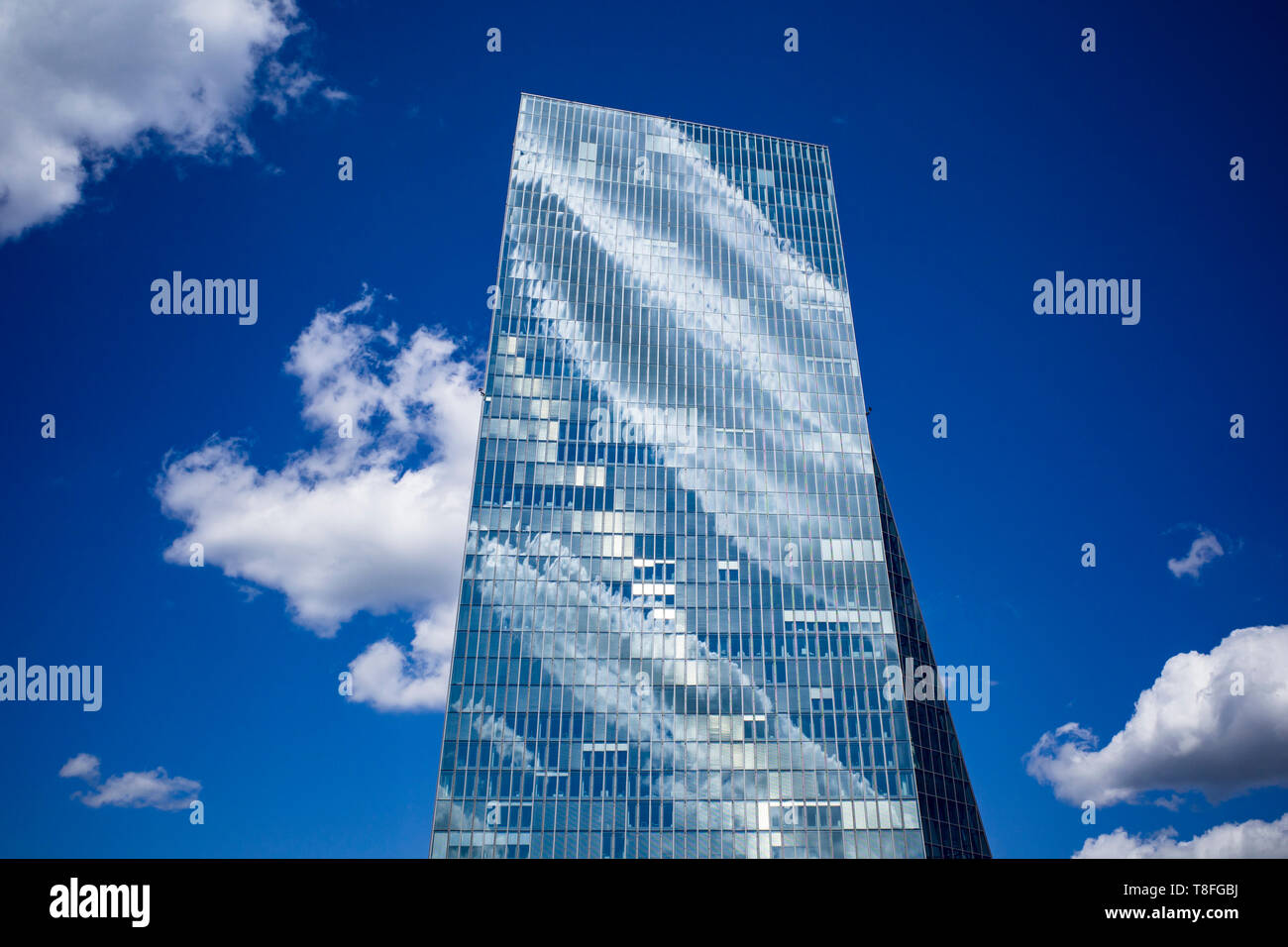 L'architecture moderne, Banque centrale européenne Francfort Allemagne Banque D'Images