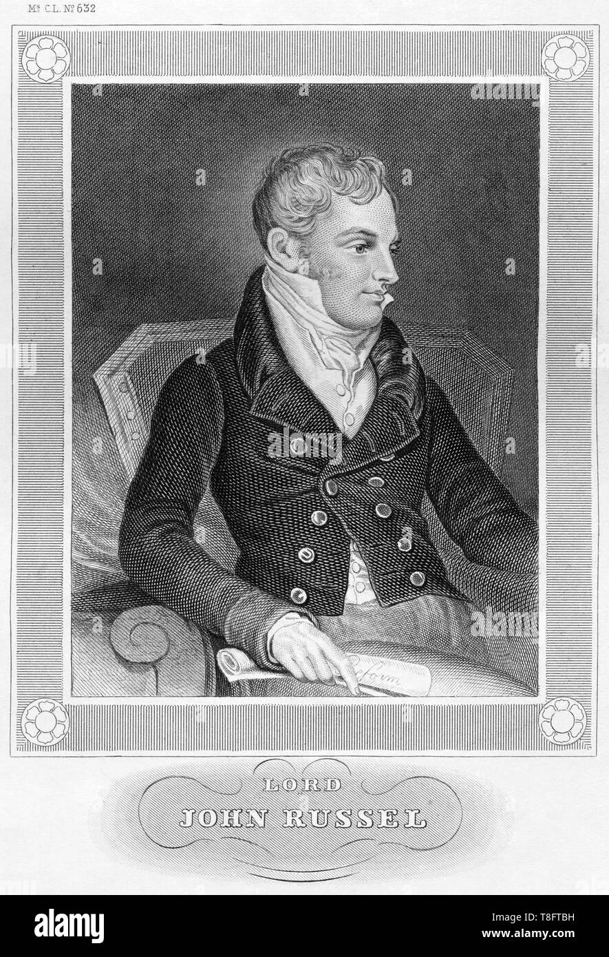 Europa, Polynésie, Londres, John Russel, 1. Earl Russel, britischer Politiker, Stahlstich, um 1850er Jahre, Künstler unbekannt . / L'Europe, grande Banque D'Images