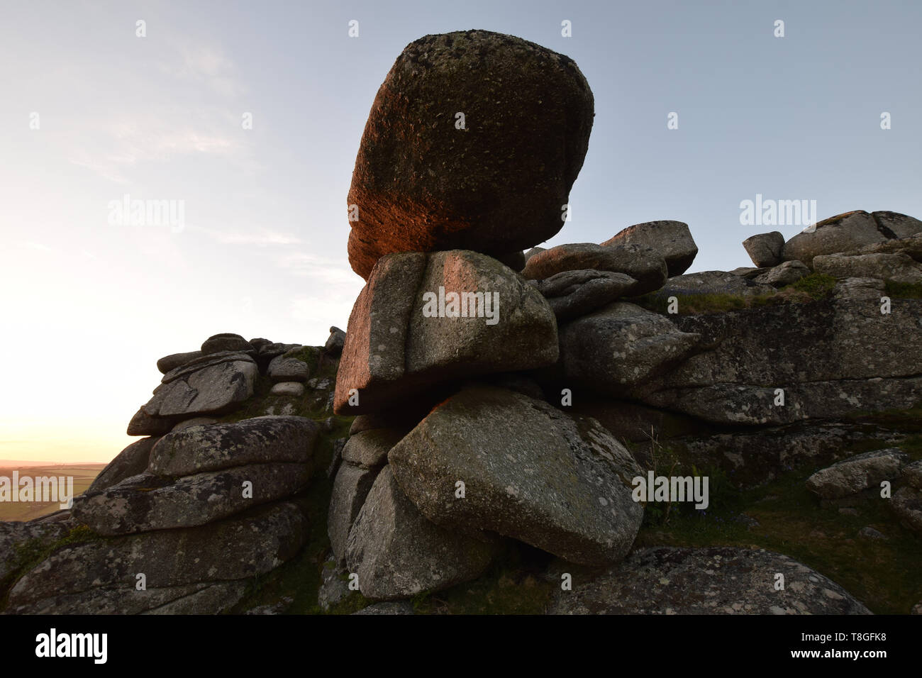 Helman Tor Cornwall St Austell Banque D'Images