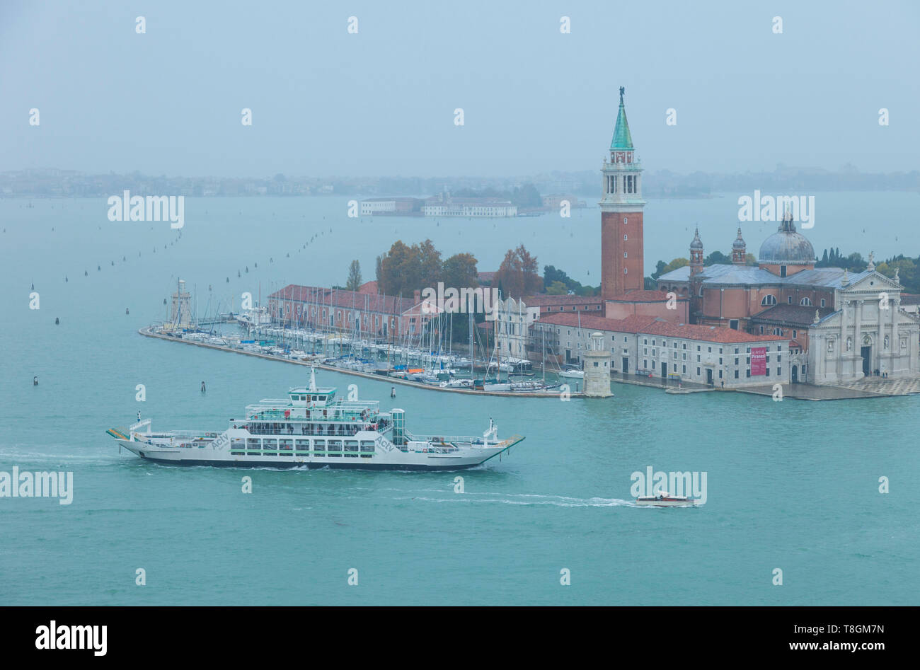 Isla de San Jorge Maire, Venecia, capitale de la región del Véneto, Italia, Mar Adriático, Mar Mediterráneo Banque D'Images