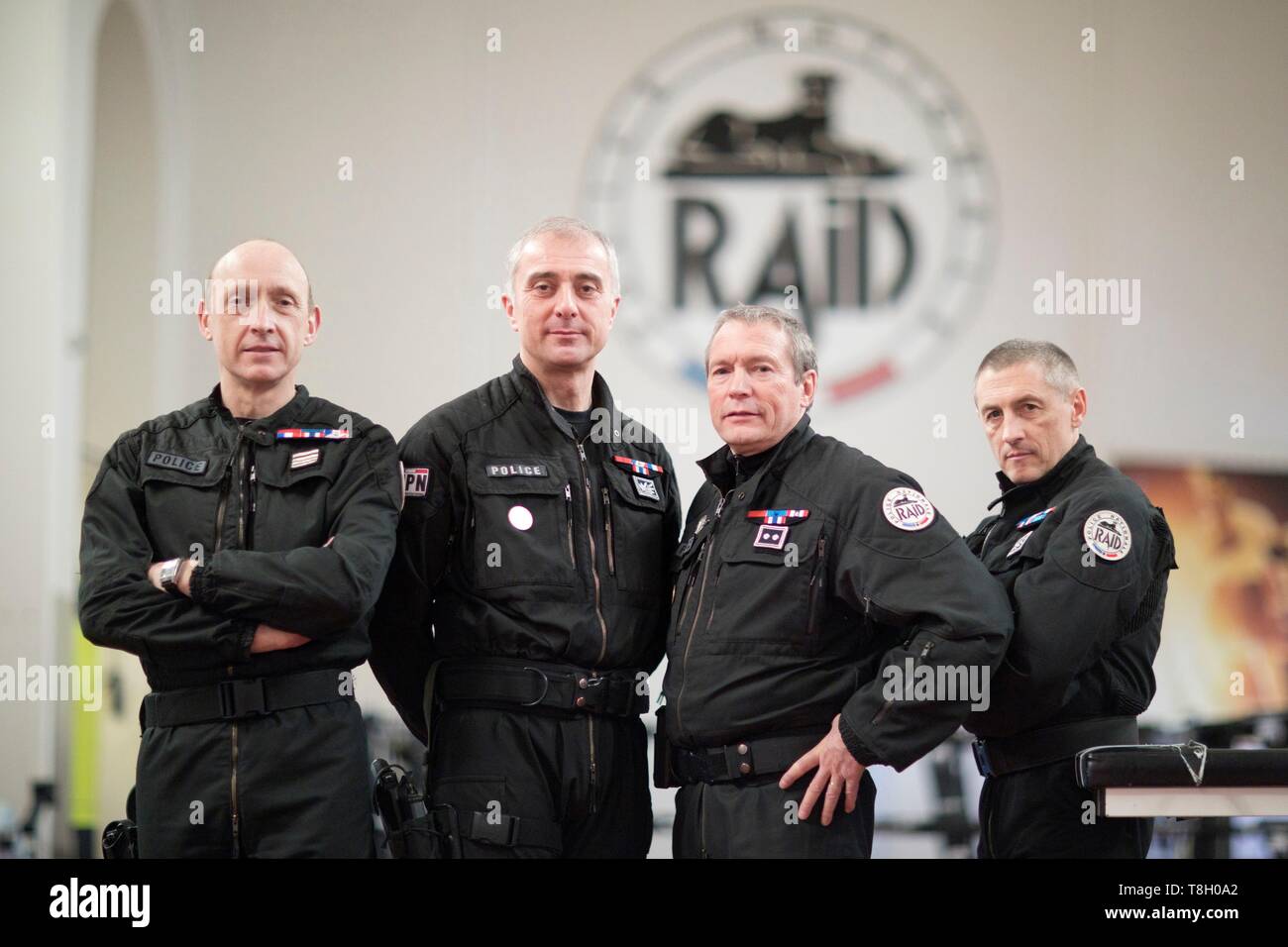 La France, l'Essonne, Bievres, député de Jean Michel Fauvergue, ancien chef  de la police française : RAID SWAT Photo Stock - Alamy