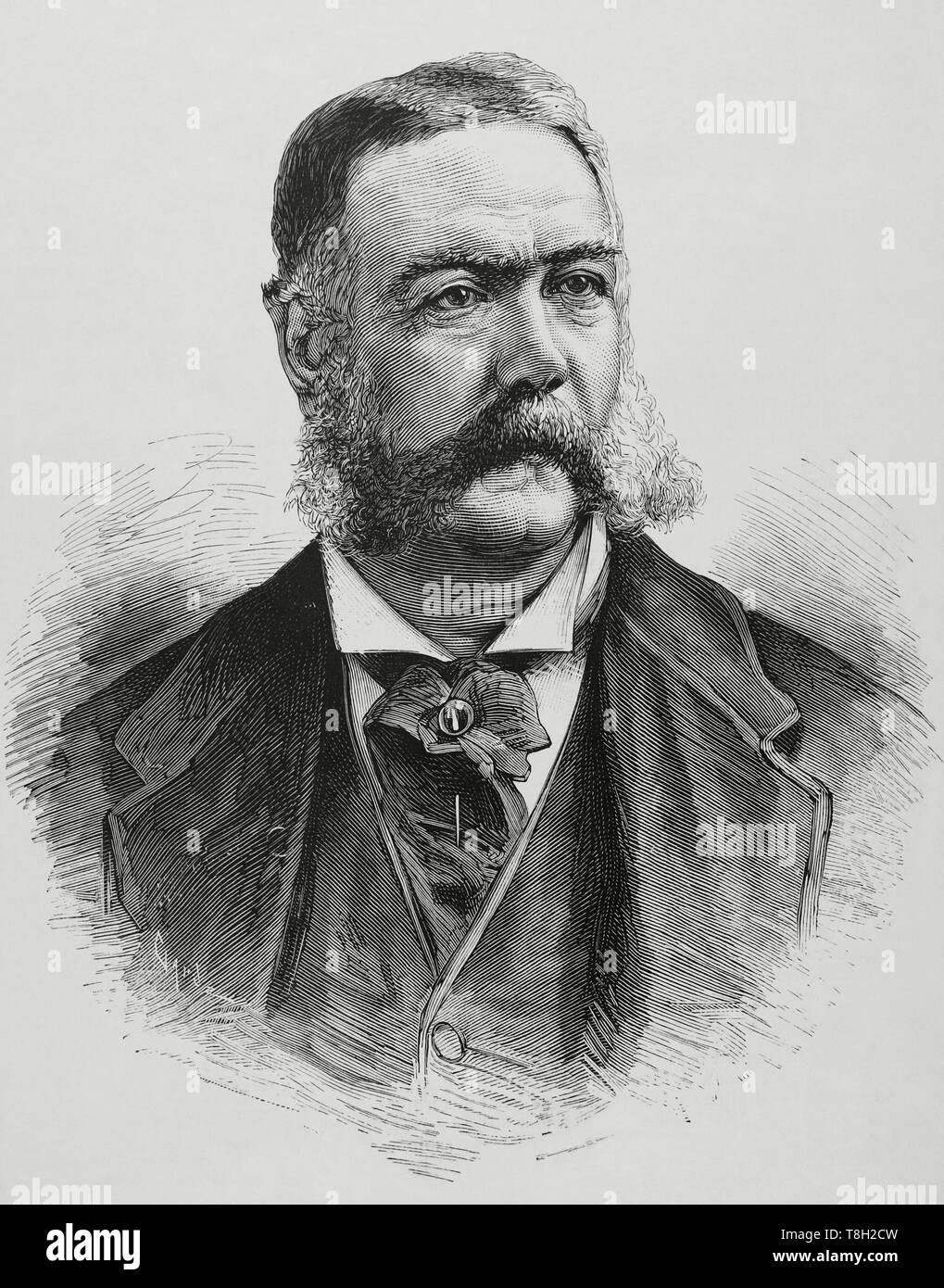Chester Alan Arthur (1829-1886). Político estadounidense, vigésimoprimer presidente de los Estados Unidos. Retrato. La gravure. La Ilustración Española y Americana, 8 de octubre de 1881. Banque D'Images Chester Alan Arthur (1829-1886). Político estadounidense, vigésimoprimer presidente de los Estados Unidos. Retrato. La gravure. La Ilustración Española y Americana, 8 de octubre de 1881. Banque D'Images