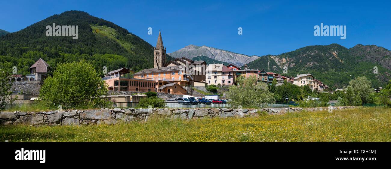 France, Alpes Maritimes, vallée de la Tinee, Saint Etienne de Tinee Banque D'Images