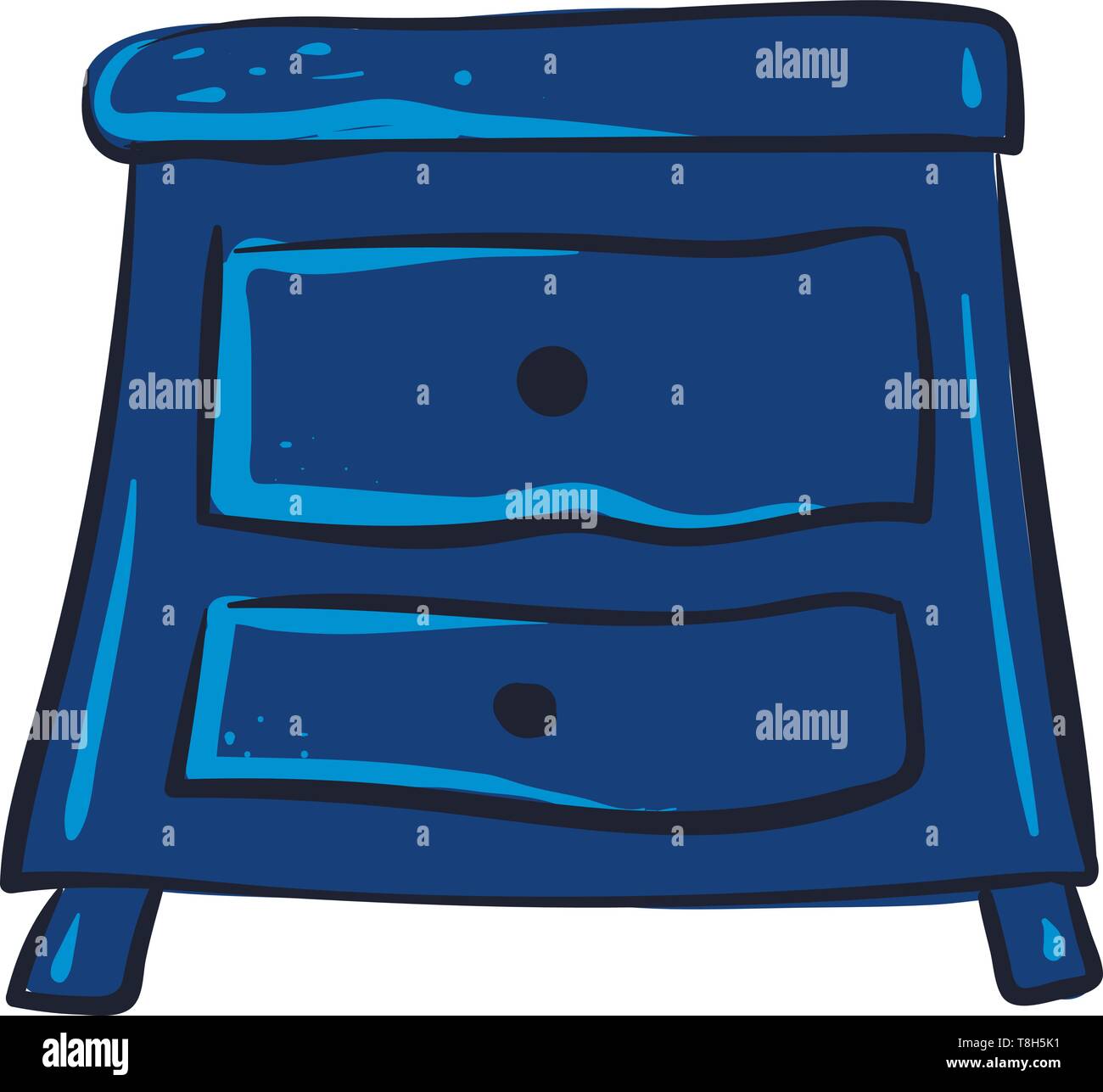 Un petit tableau bleu près d'un lit avec deux tirages en elle, vecteur, dessin en couleur ou d'illustration. Illustration de Vecteur Un petit tableau bleu près d'un lit avec deux tirages en elle, vecteur, dessin en couleur ou d'illustration. Illustration de Vecteur