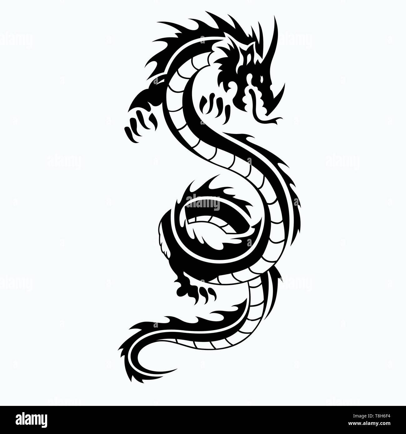 Chinese Dragon Tattoo Designs Banque D Image Et Photos Alamy