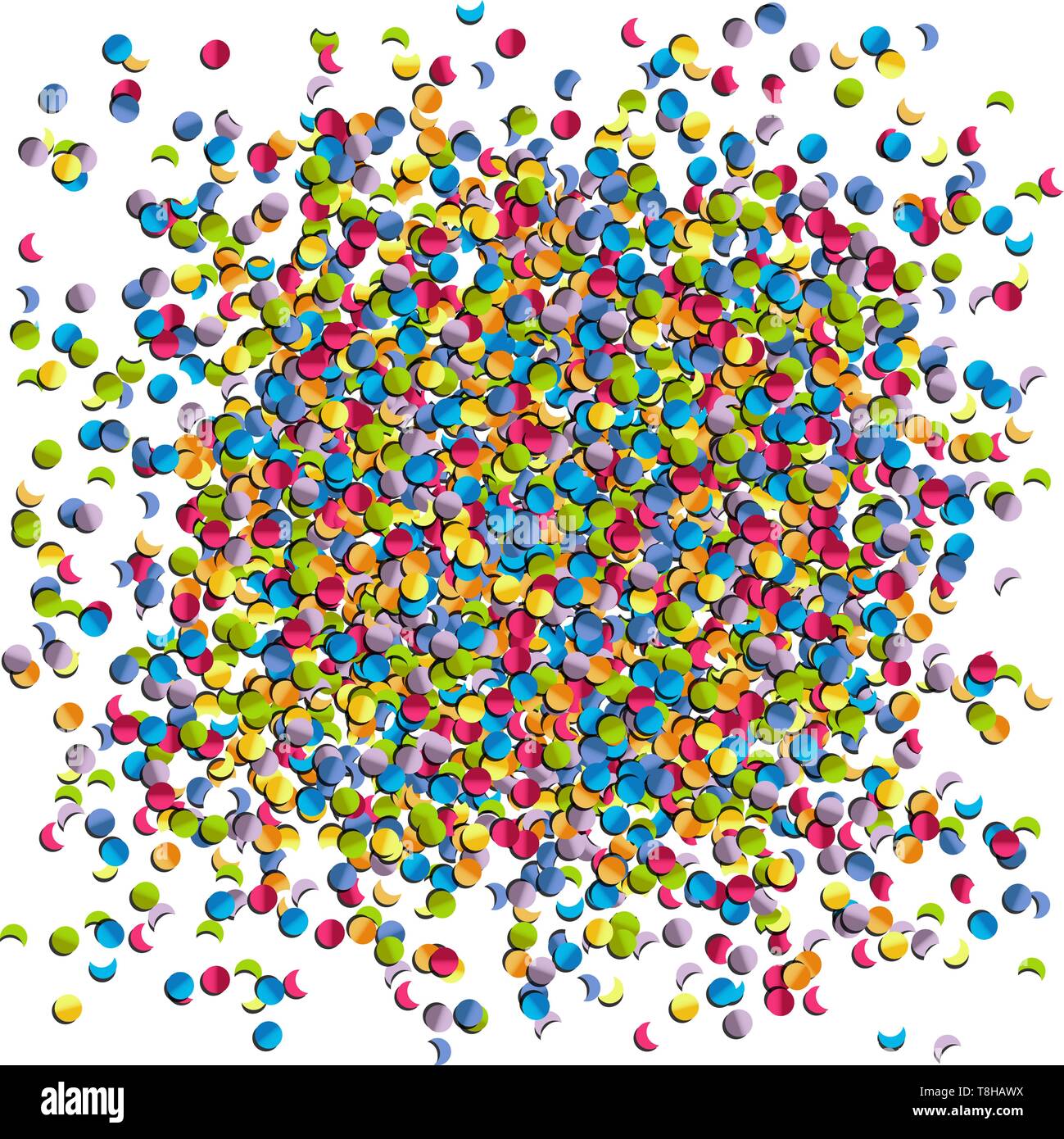 Fond vecteur confetti Illustration de Vecteur