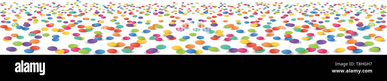Arrière-plan de masse confetti Illustration de Vecteur