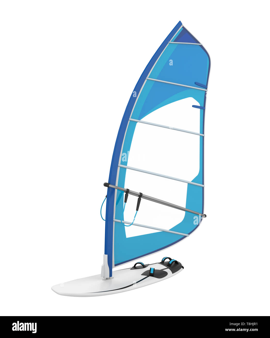 Windsurf Voile Conseil isolé Banque D'Images