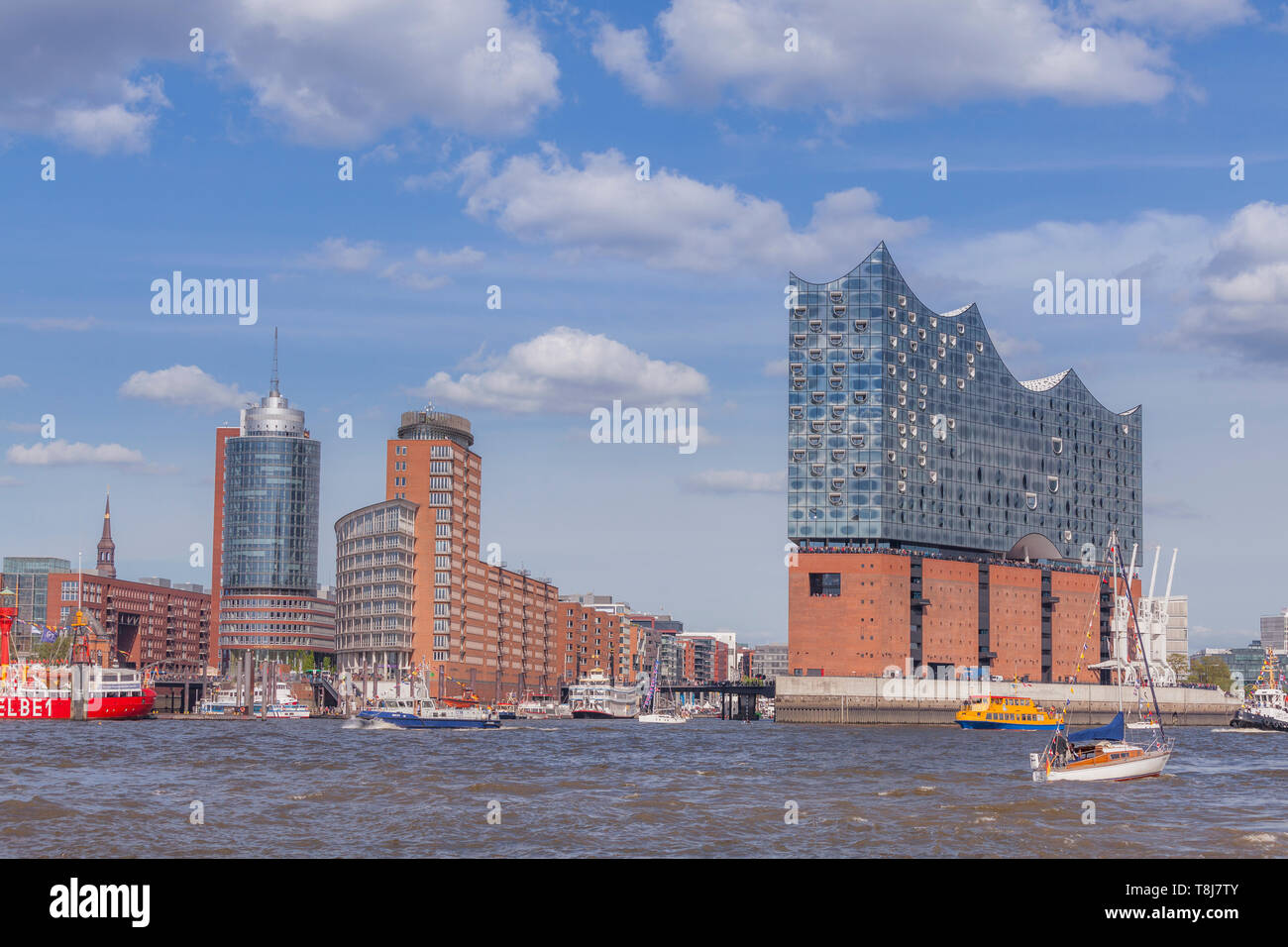 Elbphilharmonie, Hambourg, Allemagne , Europe Banque D'Images