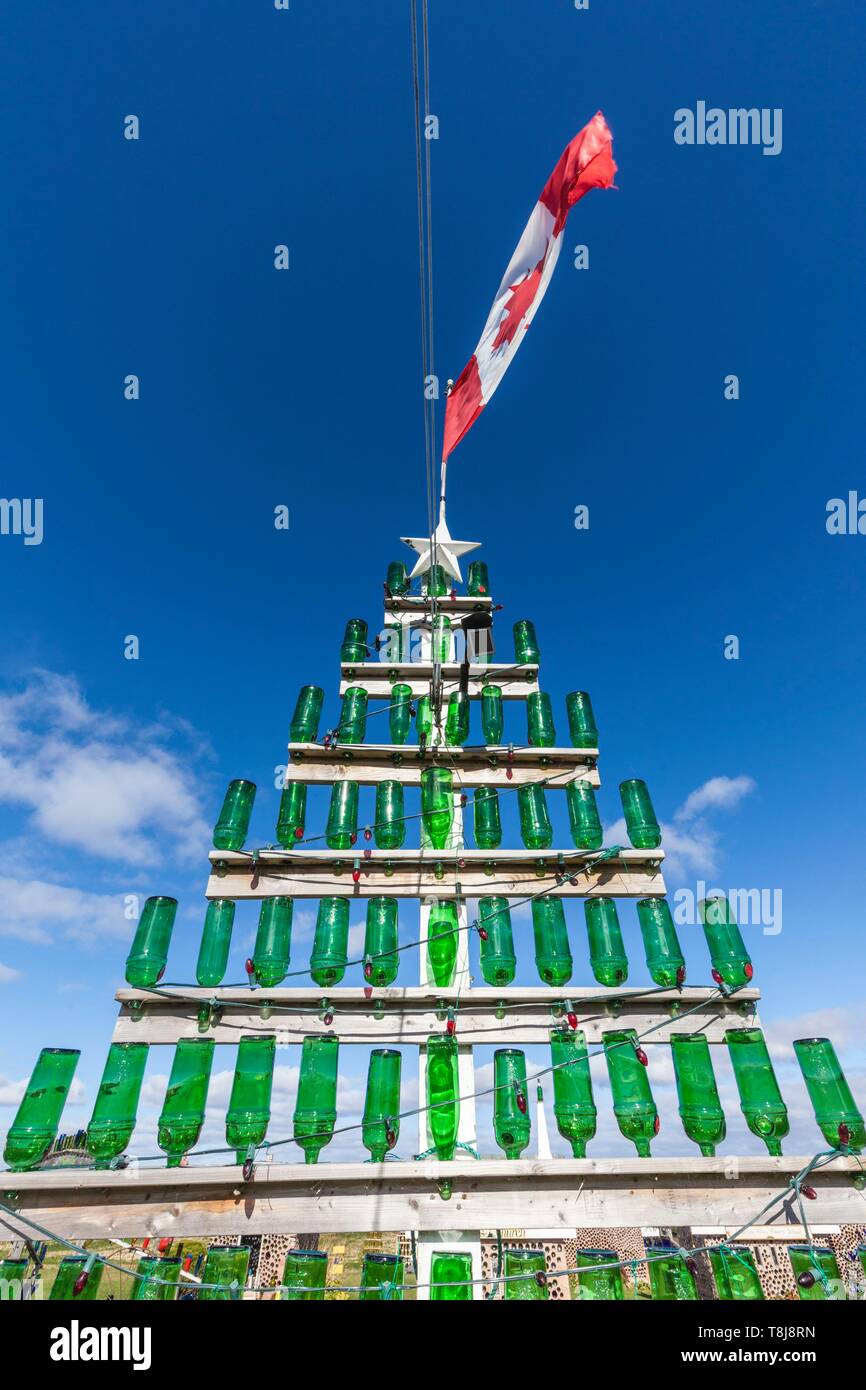 Le Canada, l'Île du Prince Édouard, Point Prim, Arbre bouteille Banque D'Images