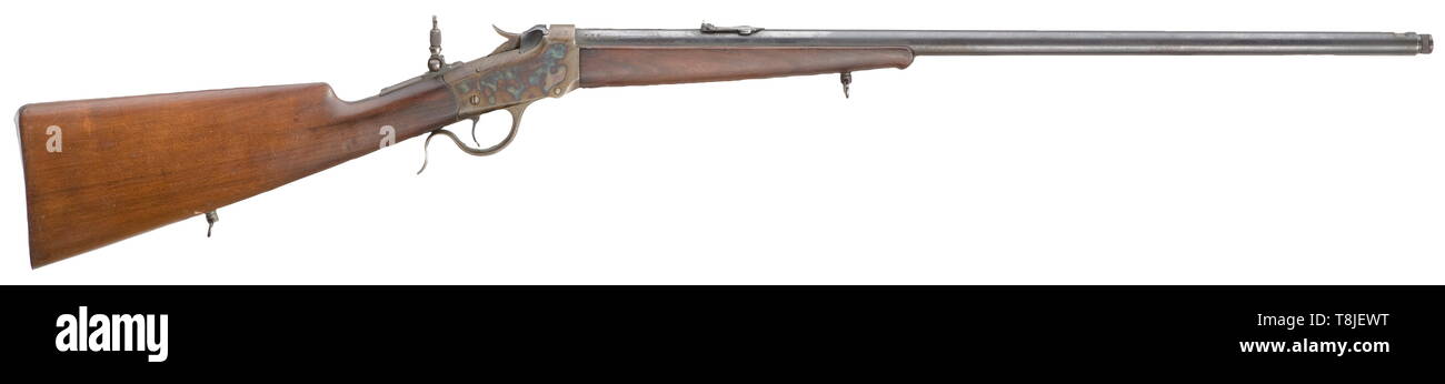 Les bras longs, les systèmes modernes, Winchester mono-coup (muret) carabine calibre 22 LR, numéro 50896, Additional-Rights Clearance-Info-Not-Available- Banque D'Images