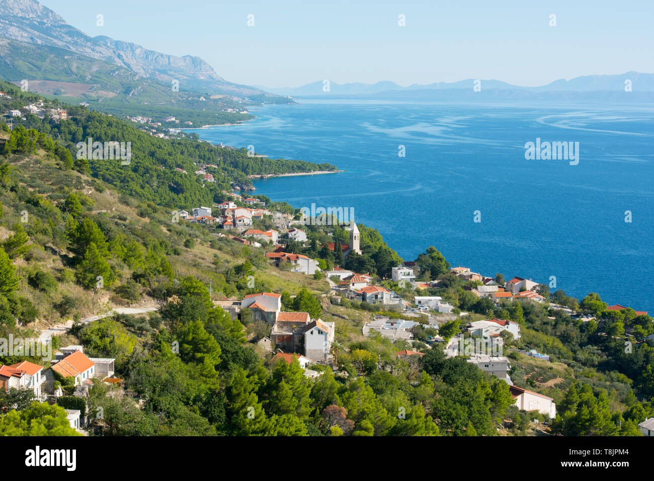 Kroatien, Dalmatien, Makarska Riviera, Brela Banque D'Images