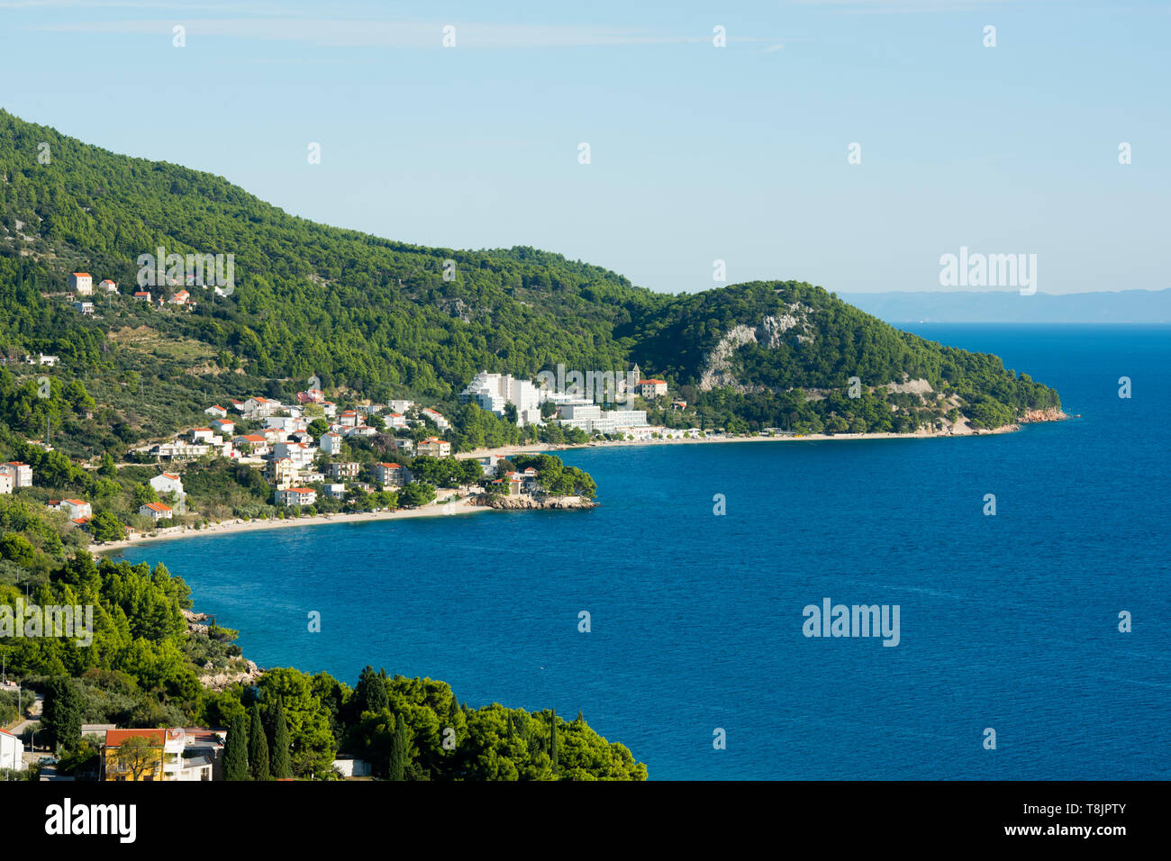 Kroatien, Dalmatien, Makarska Riviera, Igrane Banque D'Images