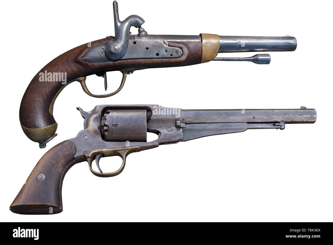 Pistolet arme antique Banque D'Images