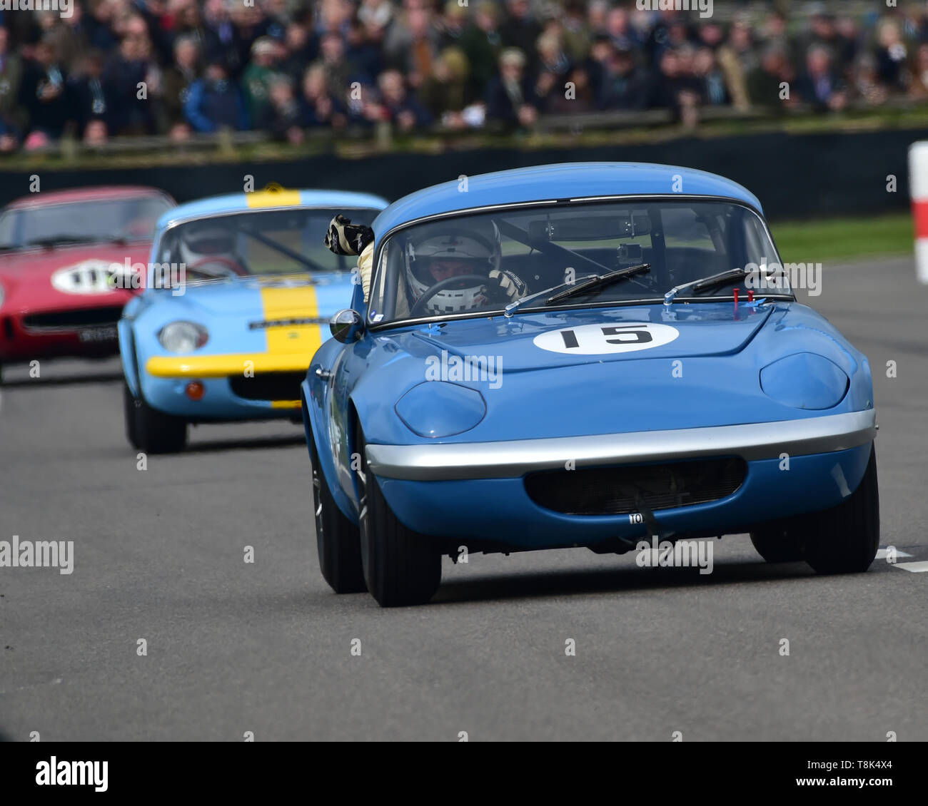 Robin Ellis, Richard Butler, Lotus Elan 26R Shapecraft, Graham Hill Trophy, cockpit fermé voitures GT Prototype, voitures, esprit de la courses TT RAC 1960- Banque D'Images