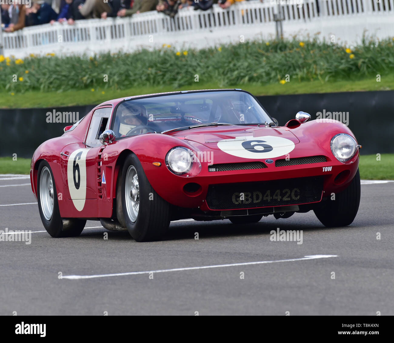 Steve Brooks, Ben Mitchell, Iso Grifo A3C, Graham Hill Trophy, cockpit fermé voitures GT Prototype, voitures, Esprit de l'ACFC 1960-1964 courses TT, 77e memb Banque D'Images