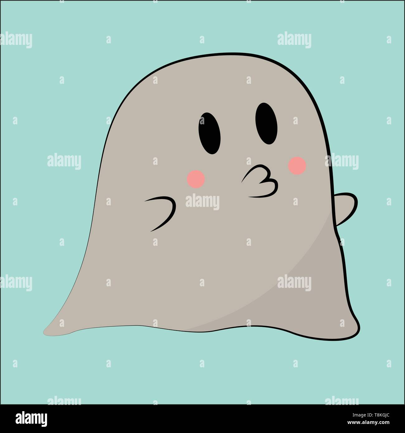 C'est l'esprit de personne morte., Scénario, dessin en couleur ou d'illustration. Illustration de Vecteur