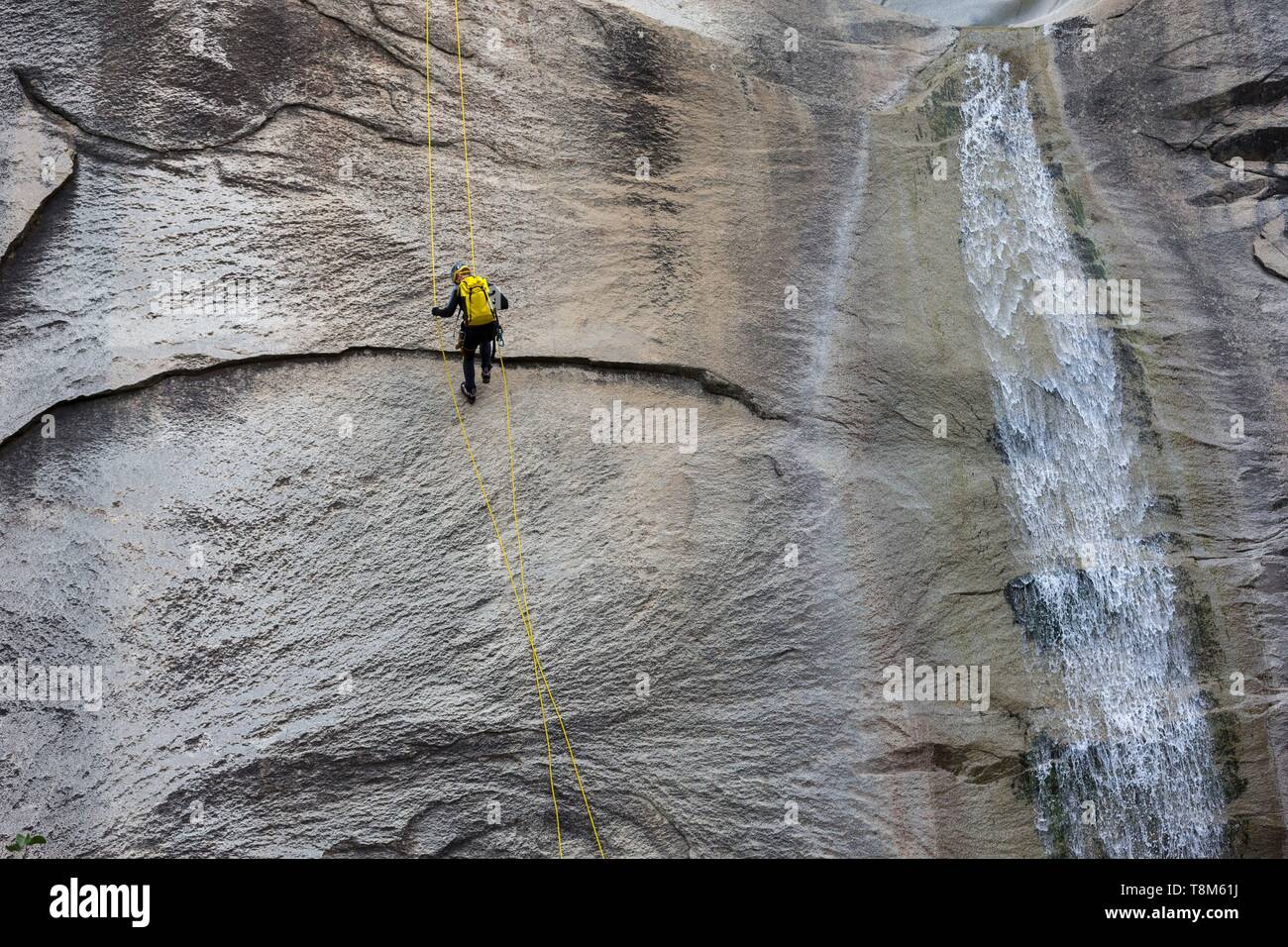 France, Corse du Sud, Bavella, canyon Purcaraccia Banque D'Images