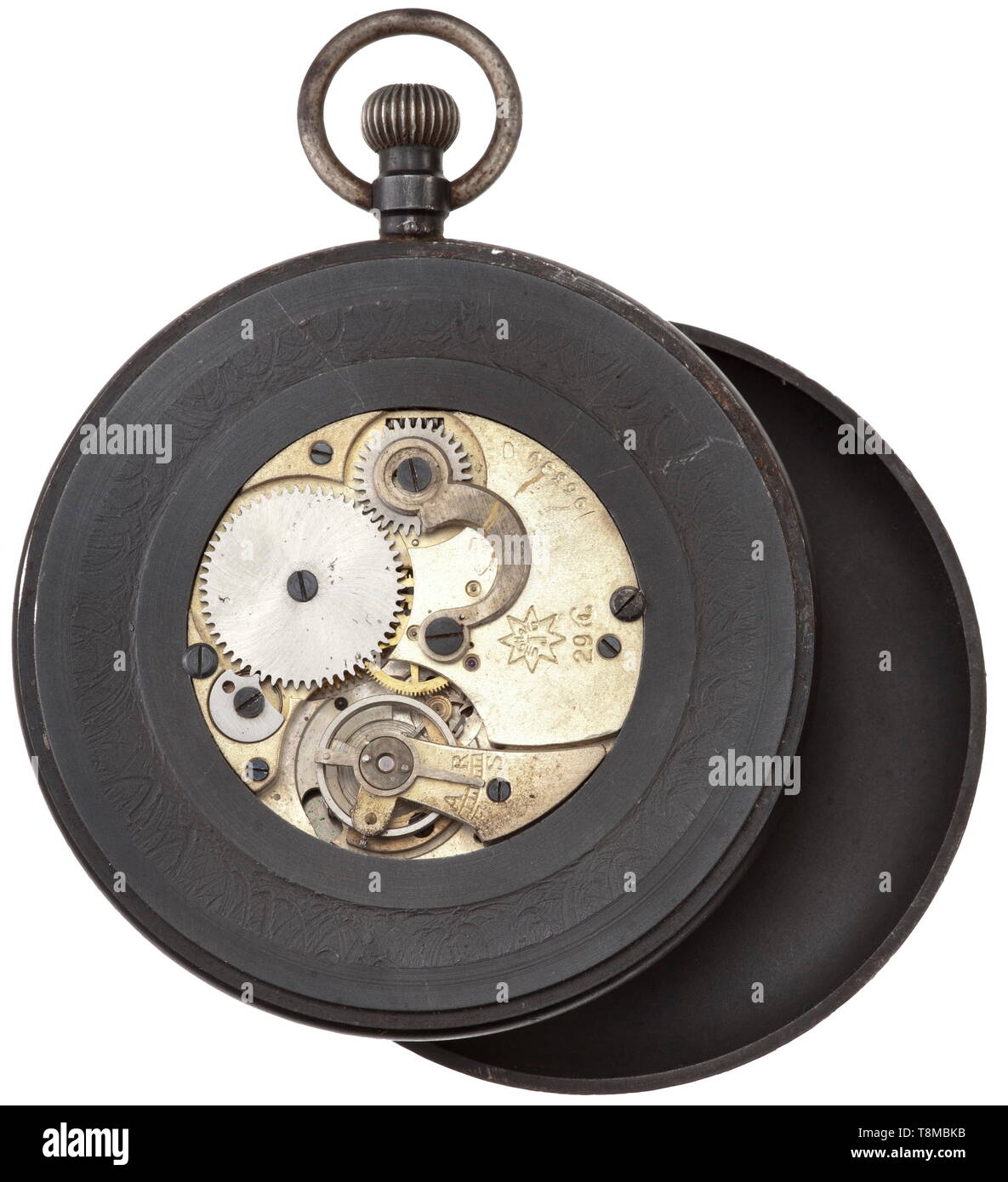 Un U-boot du chronomètre Junghans Watch pour l'estimation de l'évier et de  l'eau Vitesse d'approche de bombes. Faites par Junghans, mouvement cal.  29c, marqué no. '9638U' et '29C'. Visage blanc avec indicateurs