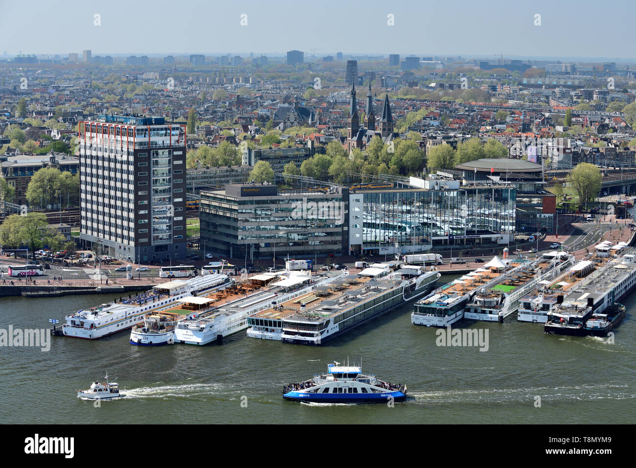 Photographié sur le sky deck de A'DAM LOOKOUT Avril 2019 Banque D'Images