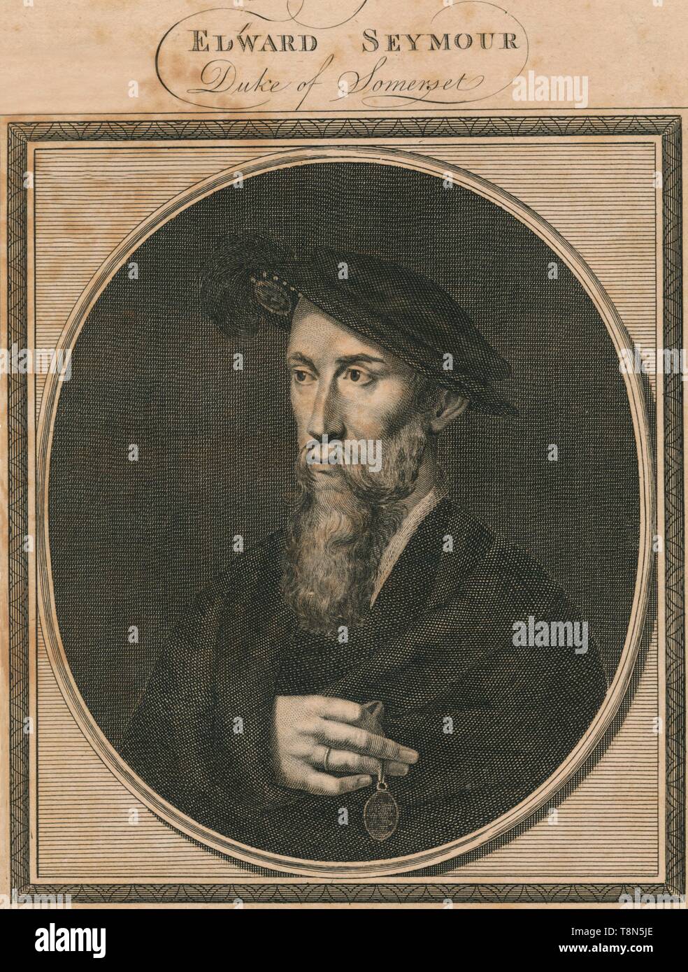 'Edward Seymour, duc de Somerset, 1785. Créateur : Inconnu. Banque D'Images