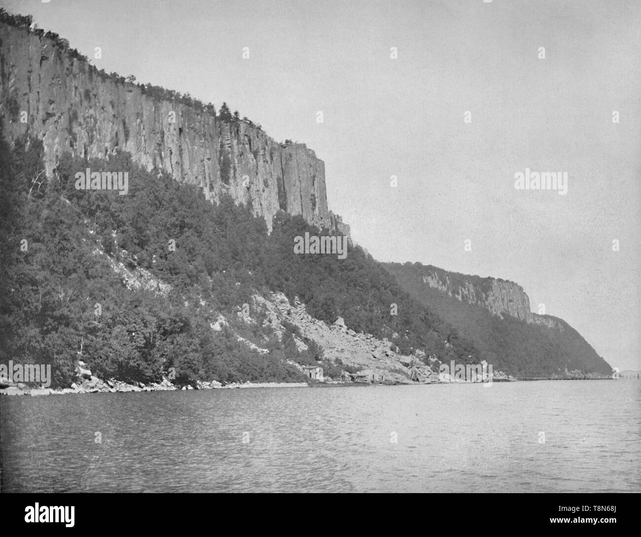 'Fin au nord de palissades, Hudson River', c1897. Créateur : Inconnu. Banque D'Images