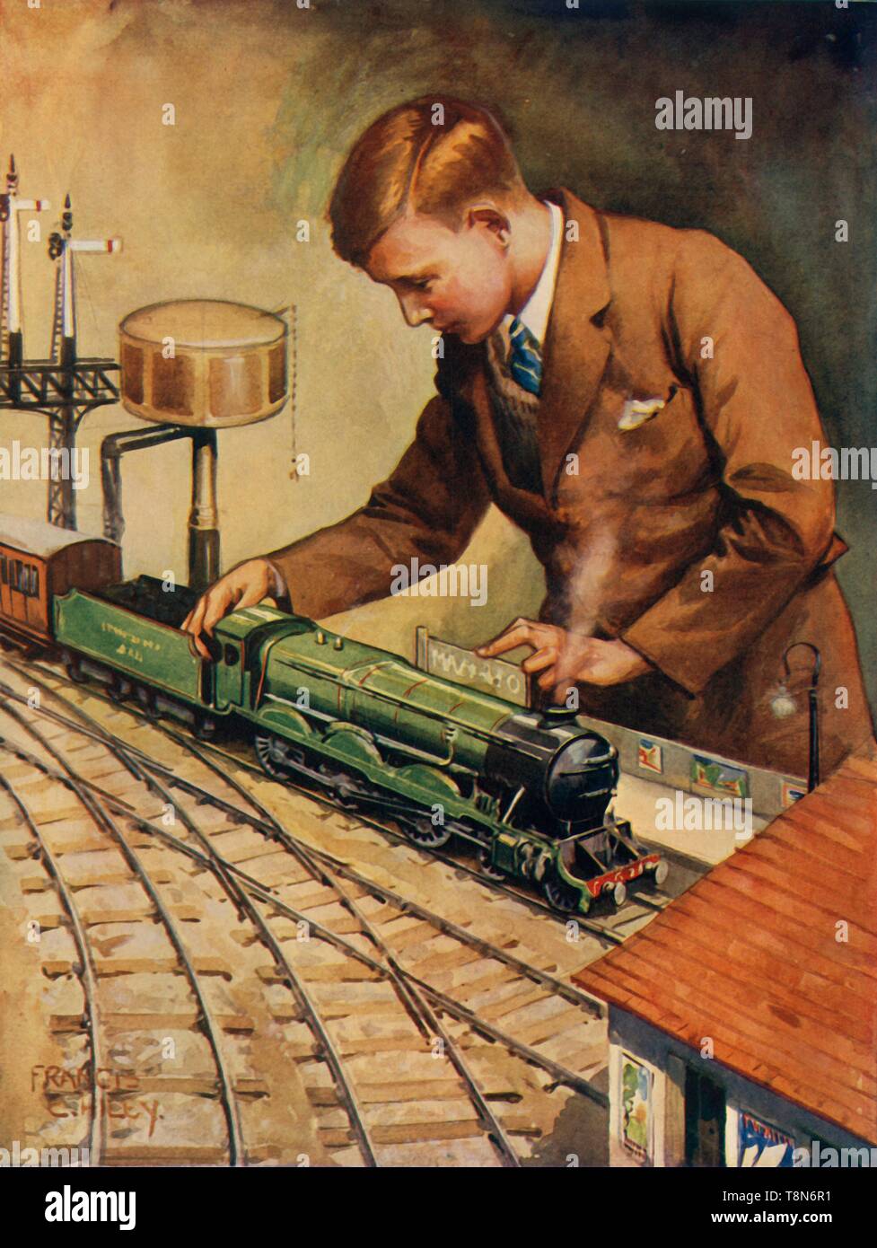 "Le jeune ingénieur', c1930. Créateur : Inconnu. Banque D'Images