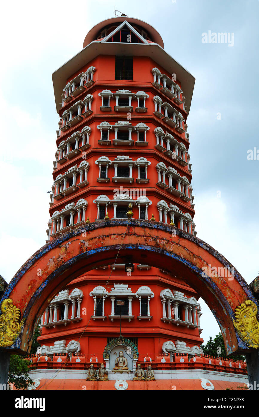 L'iAdi Sr Sankara Bhagavad padha Sthamba Mantapam Keerthi, Angamay à Kalady, Ernakulam Banque D'Images