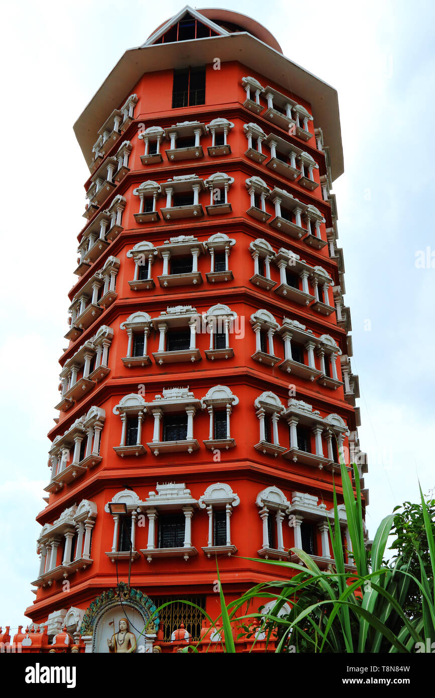 L'iAdi Sr Sankara Bhagavad padha Sthamba Mantapam Keerthi, Angamay à Kalady, Ernakulam Banque D'Images