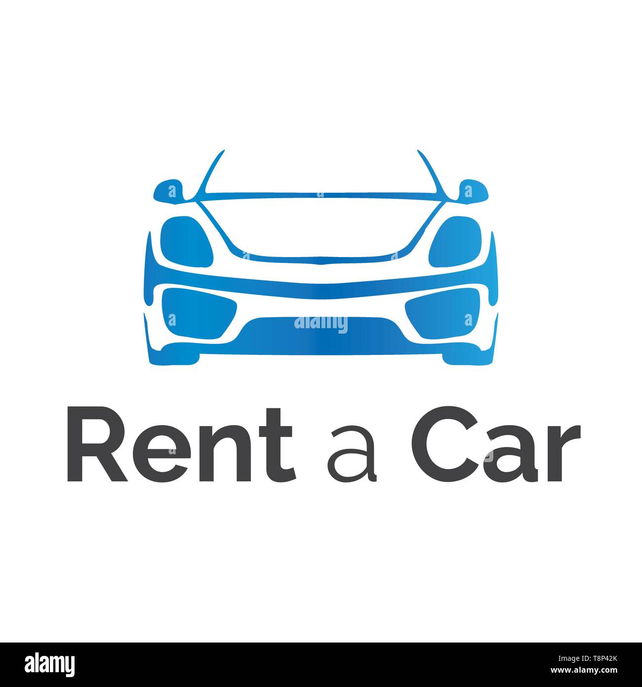 Logo vector pour voitures de location et ventes Illustration de Vecteur