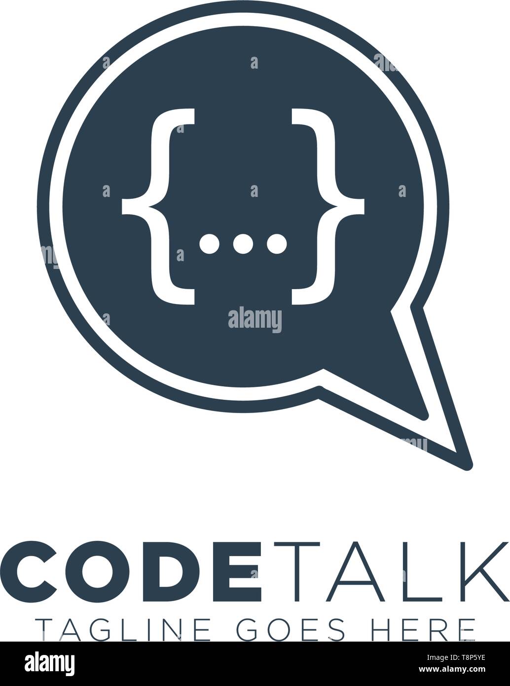 Programmeur code logo design illustration vecteur élément icône - vector Illustration de Vecteur