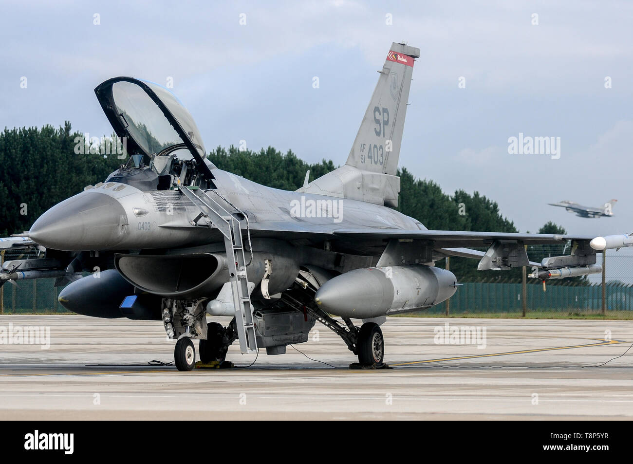 F-16CM 91-0403 TFS 480e RAF Lakenheath Banque D'Images