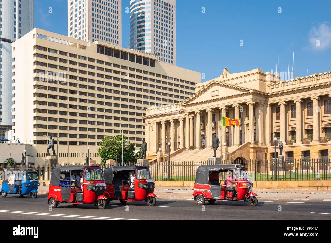 Sri Lanka, Colombo, Fort district, l'ancien bâtiment du Parlement abrite le Secrétariat présidentiel de Sri Lanka Banque D'Images