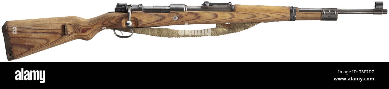 Les armes de service, de l'Allemagne jusqu'en 1945, pour carabine K 98 K, code svw MO, temps de guerre modèle (pas français) calibre 8 x 57, numéro 19817c, Editorial-Use-seulement Banque D'Images