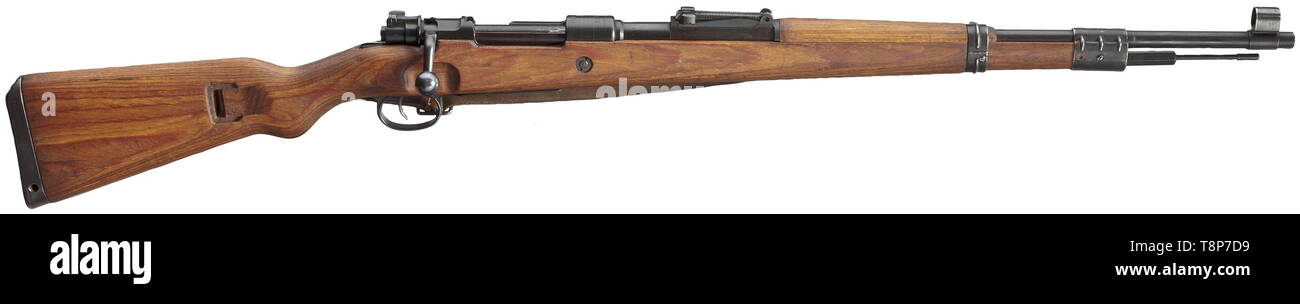 Les armes de service, de l'Allemagne jusqu'en 1945, pour carabine K 98 K, code svw MO, temps de guerre calibre modèle 8 x 57, numéro 2456h, Editorial-Use-seulement Banque D'Images