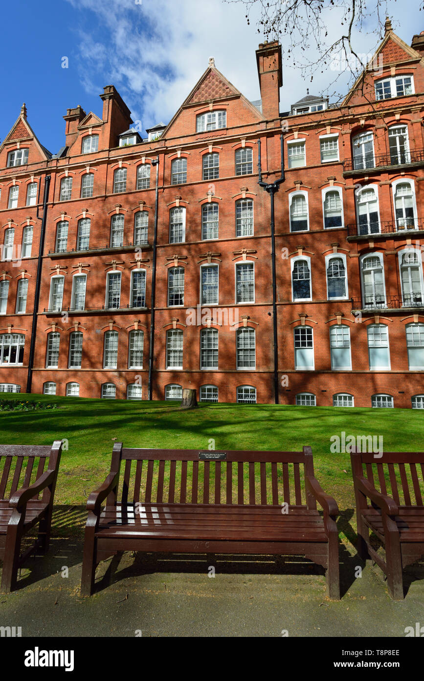 Les Jardins de Mount Street, Mayfair, à l'ouest de Londres, Royaume-Uni Banque D'Images