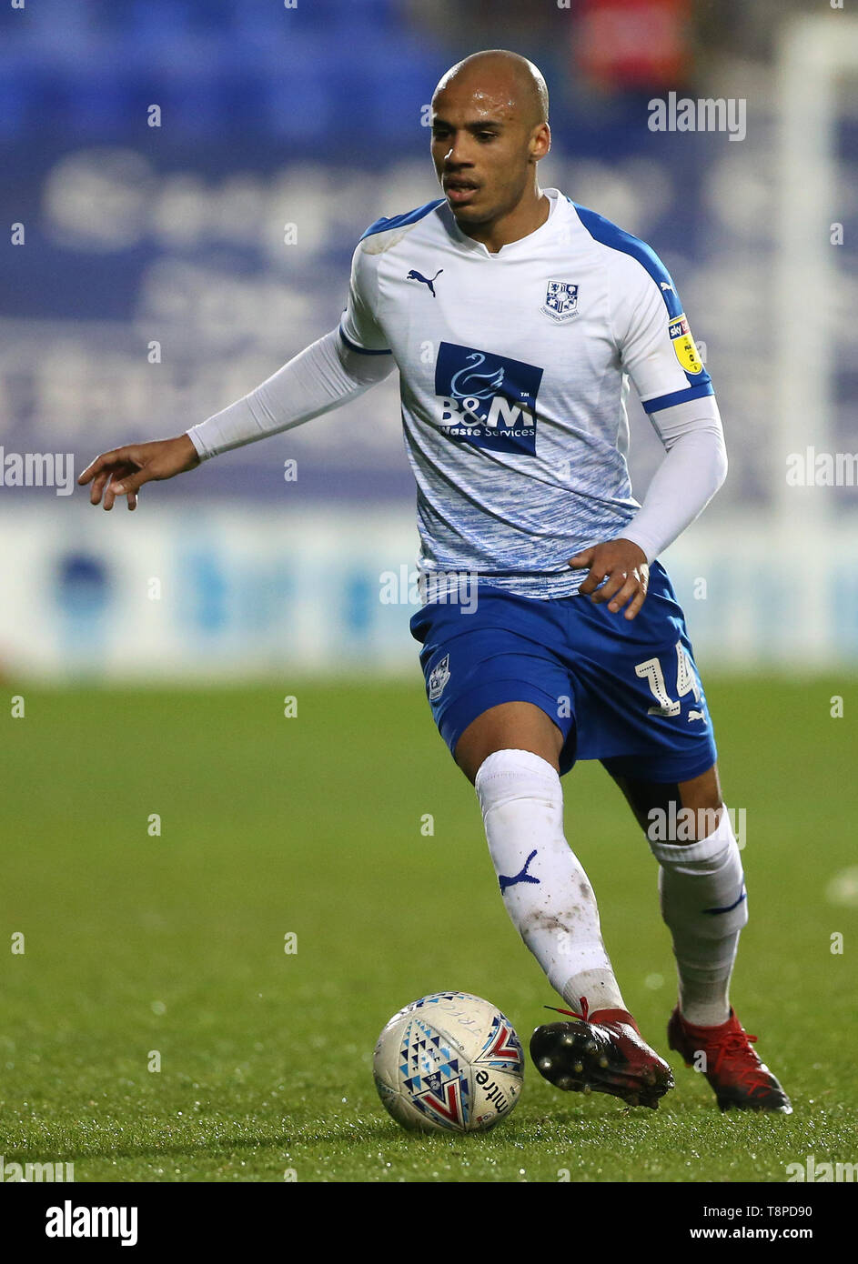 Tranmere Rovers' Jake Caprice Banque D'Images