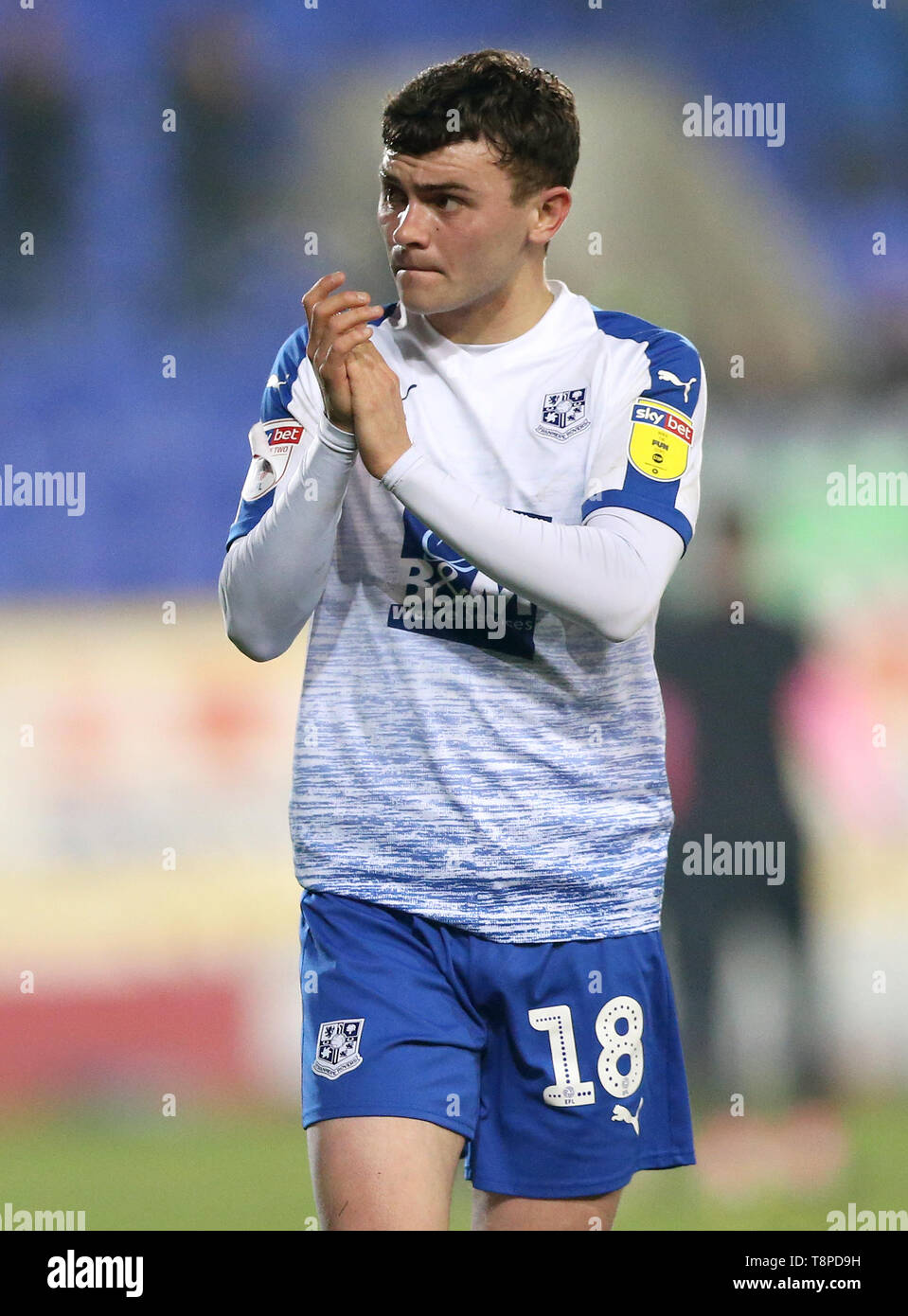 Tranmere Rovers' Jon Smith Banque D'Images