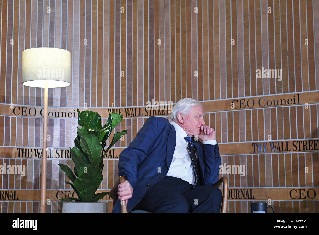 David Attenborough au Wall Street Journal Chef de la réunion du conseil, à l'Rosewood Hotel à Londres. Banque D'Images