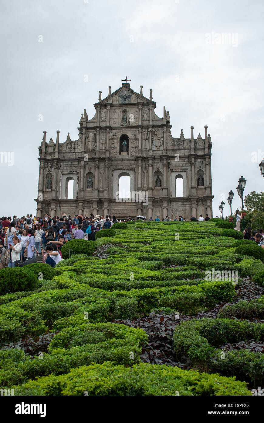 Les ruines de St Paul's à Macao Banque D'Images