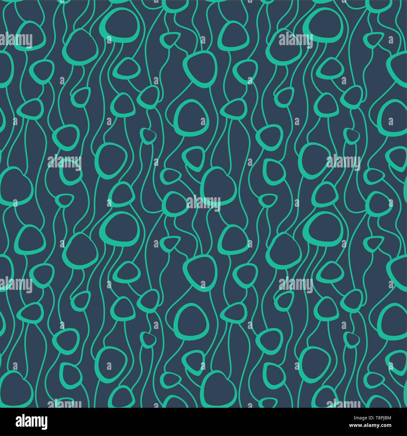 Abstract vector pattern transparente colorée. Retro hand drawn abstract pattern organique pour textile, du papier d'emballage, d'impression, de tissu, de papier peint, etc. web Illustration de Vecteur