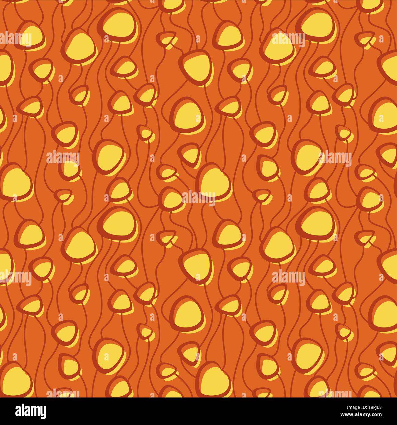 Abstract vector pattern transparente colorée. Retro hand drawn abstract pattern organique pour textile, du papier d'emballage, d'impression, de tissu, de papier peint, etc. web Illustration de Vecteur