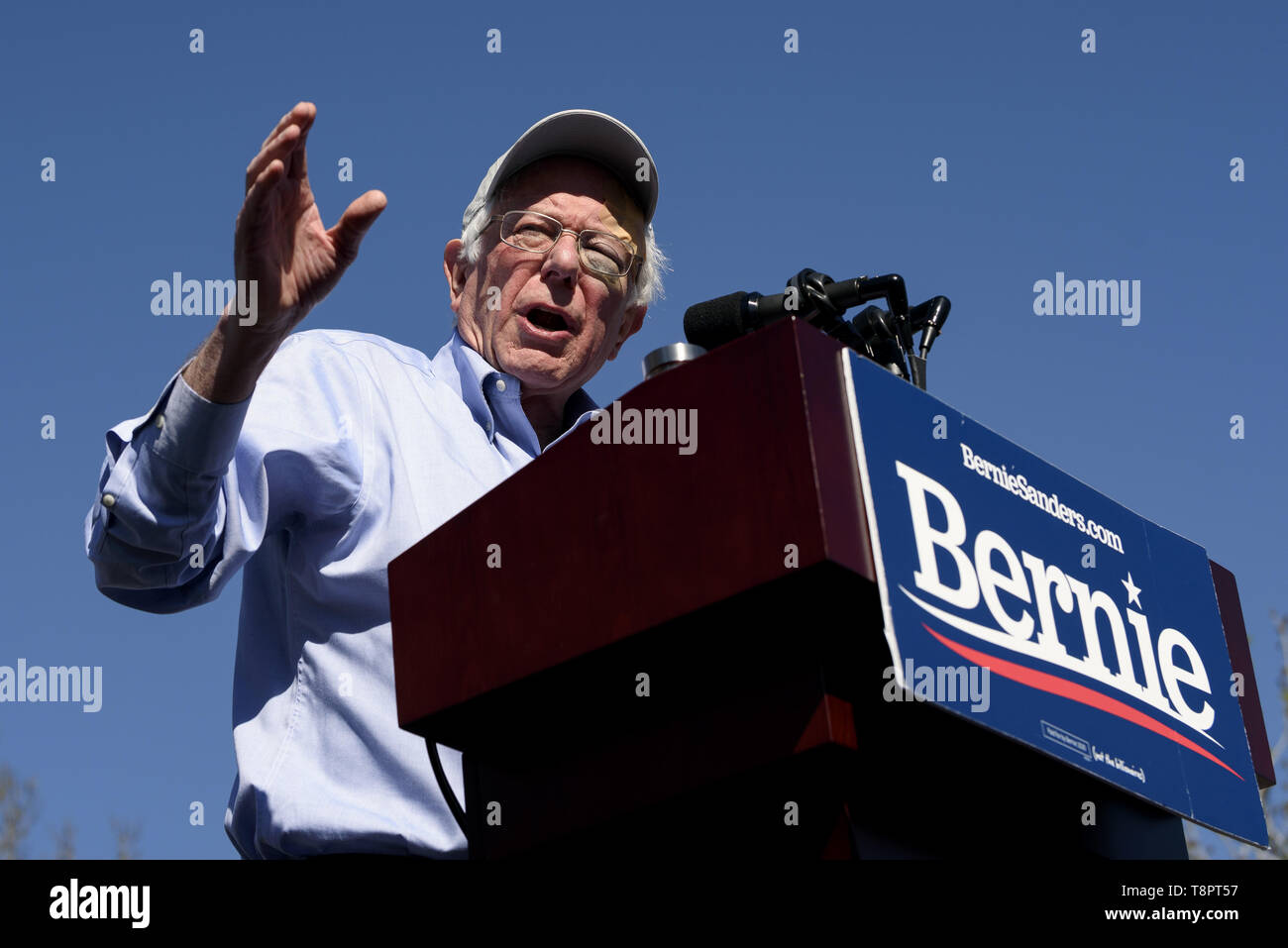 Henderson, Nevada, USA. Mar 16, 2019. Le sénateur américain et candidat à la présidentielle, Bernie Sanders vu parler pendant la campagne rassemblement à Henderson. Ronen Crédit : Tivony SOPA/Images/ZUMA/Alamy Fil Live News Banque D'Images