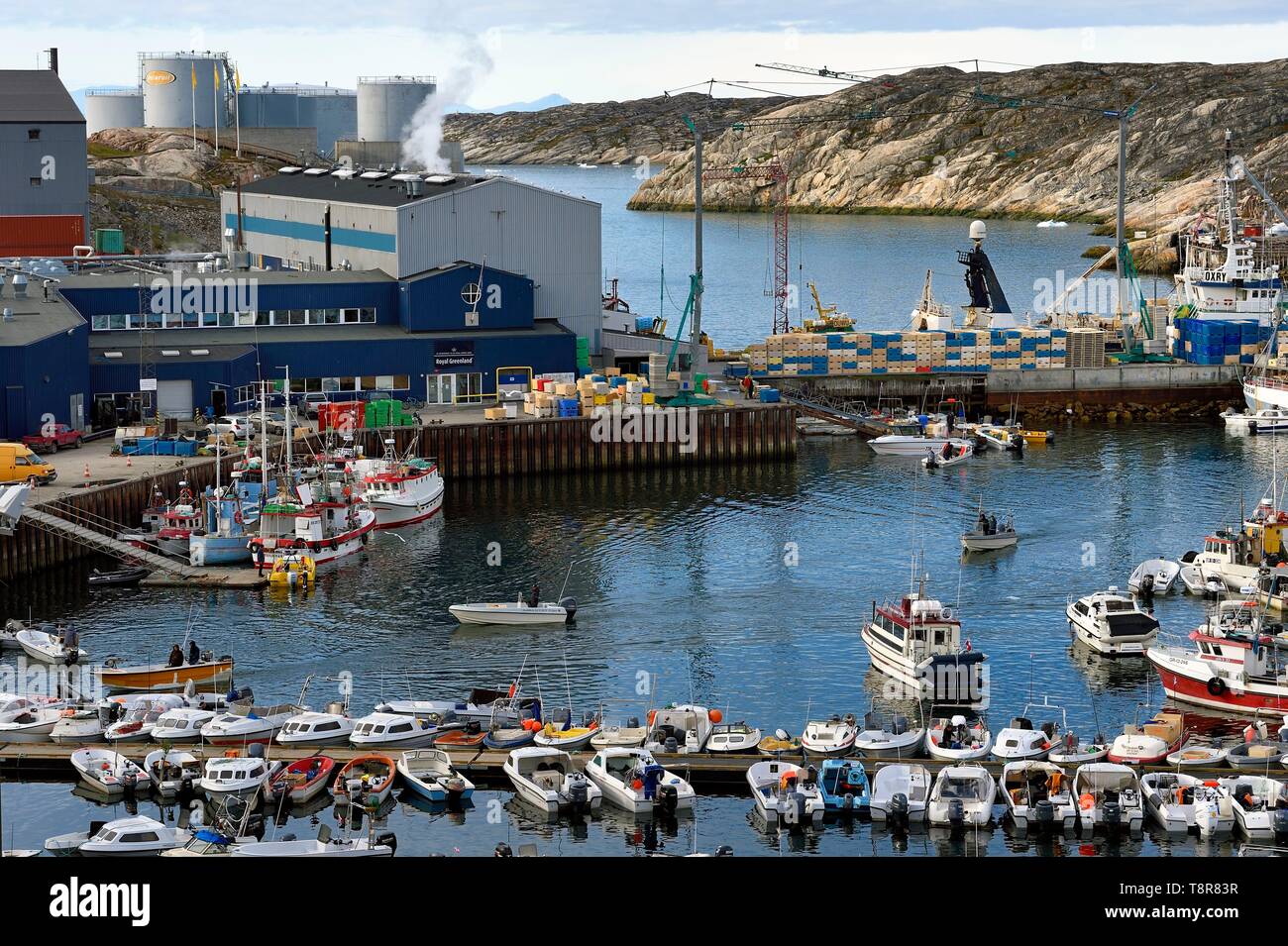 Le Groenland, côte ouest, la baie de Disko, Ilulissat, Banque D'Images