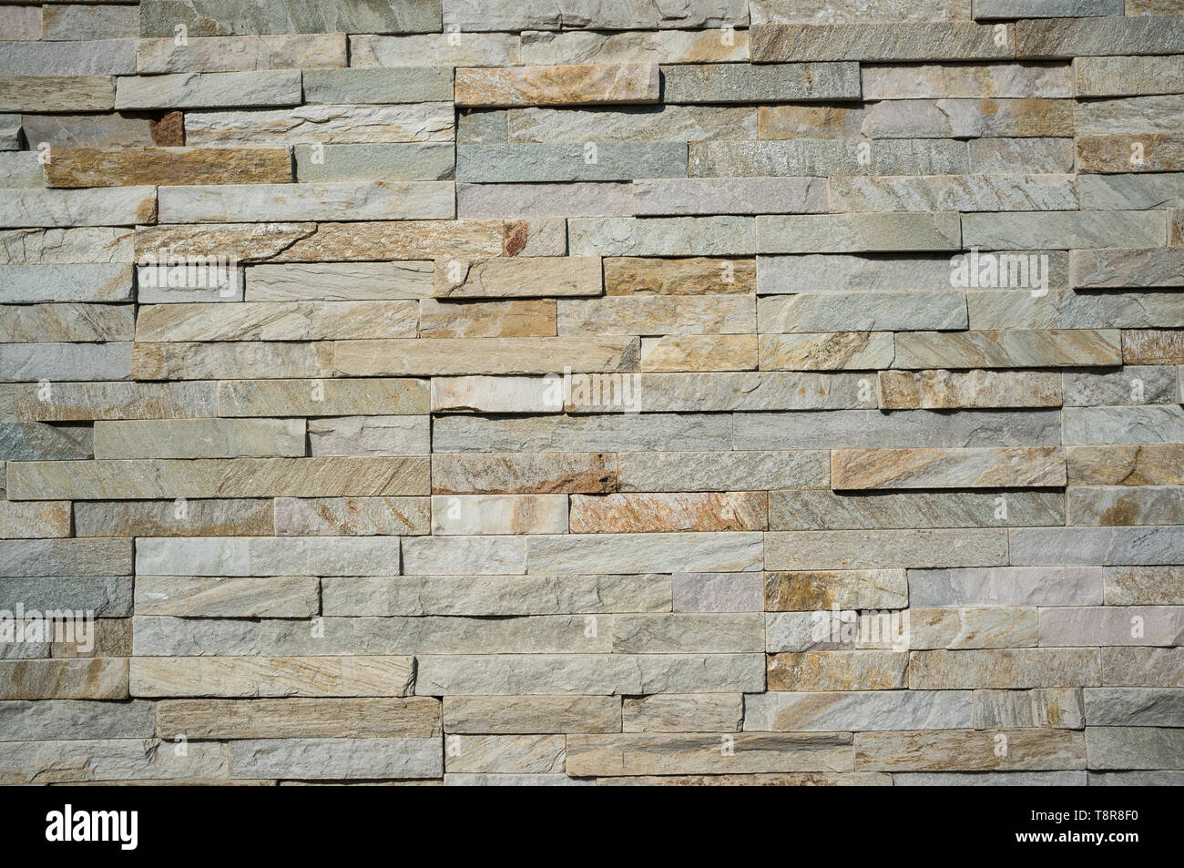 Old Weathered Tile Contractors avec Look de Texture mur de pierres naturelles Banque D'Images