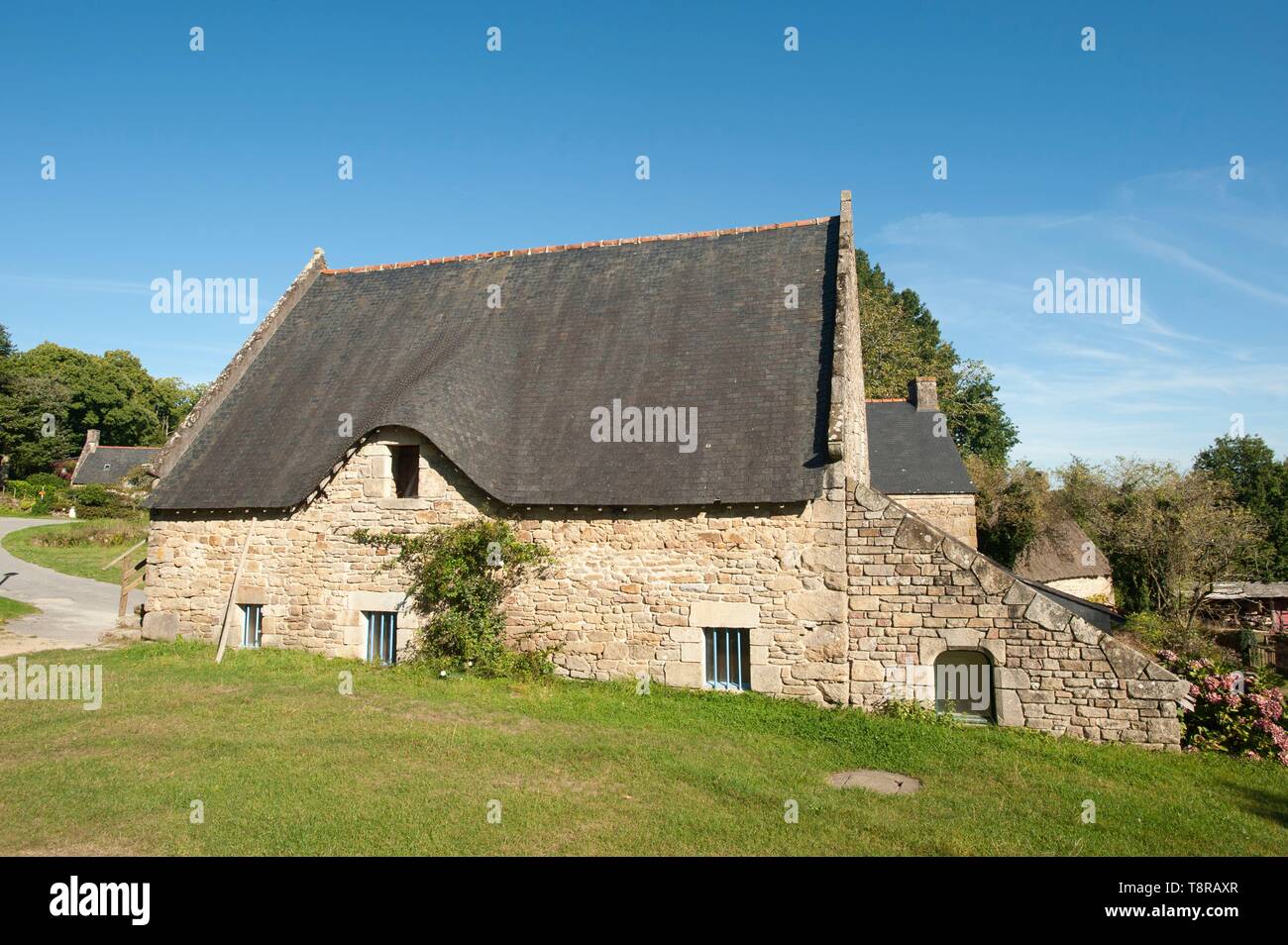 France, Morbihan, Brech, écomusée de St-Dégan Banque D'Images