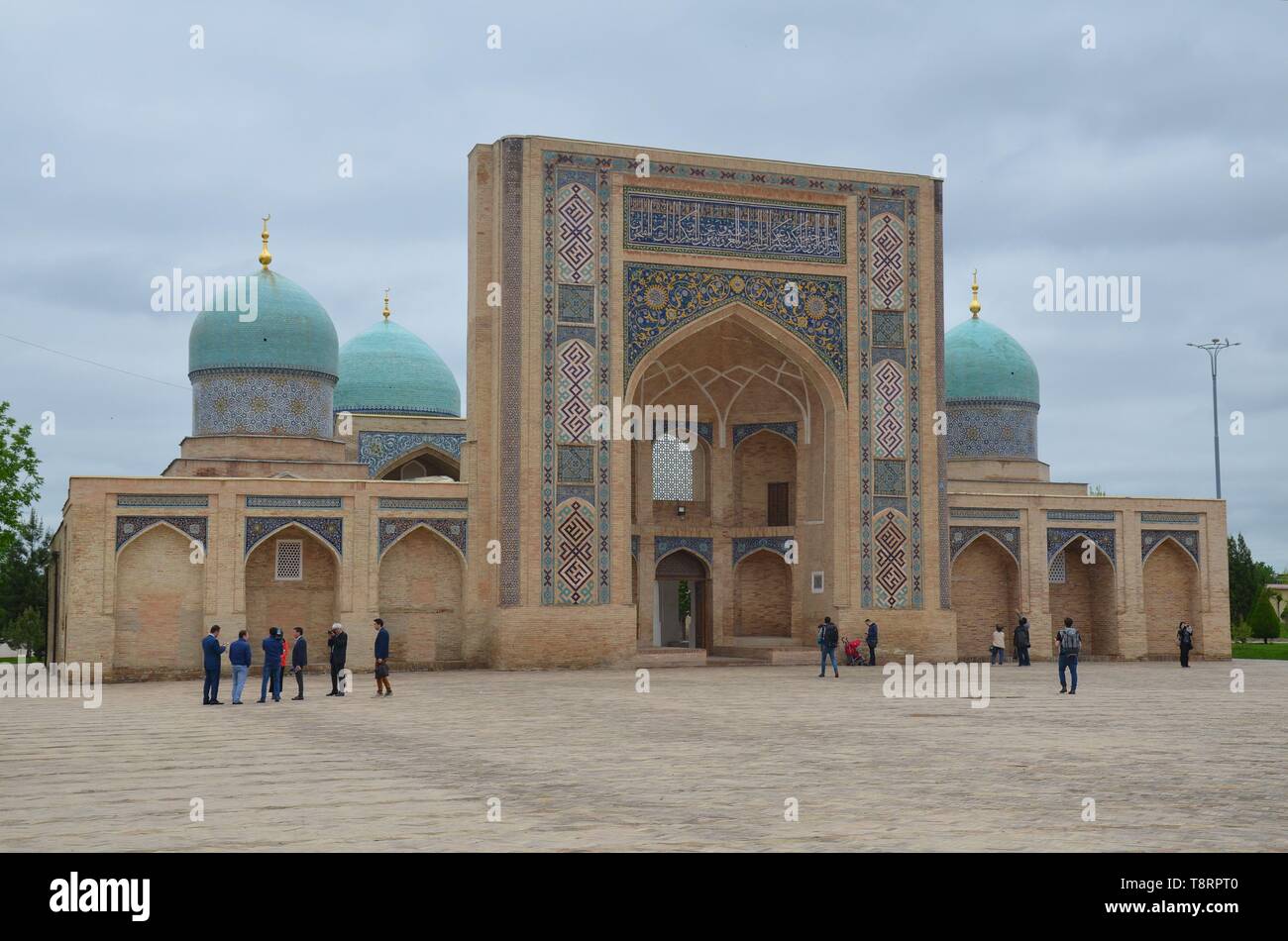 Taschkent, die Hauptstadt dans Usbekistans Zentralasien : der historische Komplex auf dem Xasti-Imom-Platz, die Medresse Barak Khan Banque D'Images