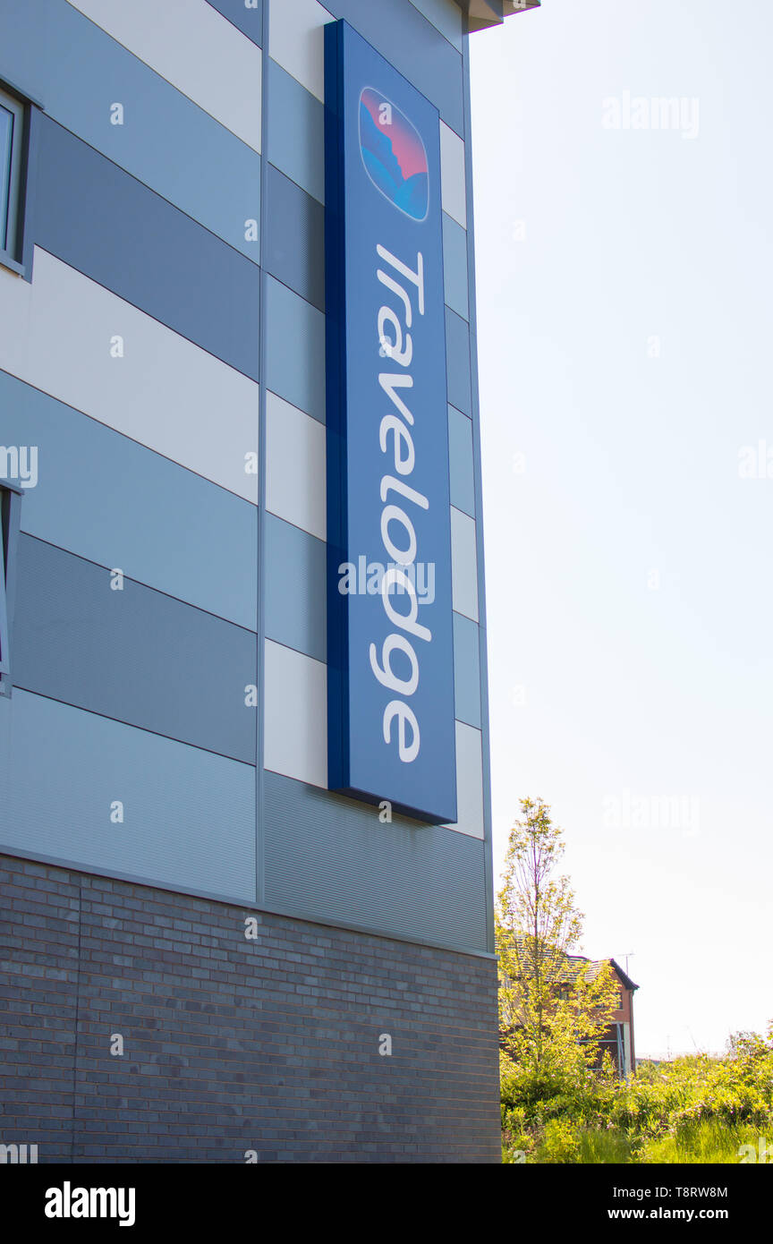 Hôtel Travelodge dans le centre-ville de Dudley Banque D'Images